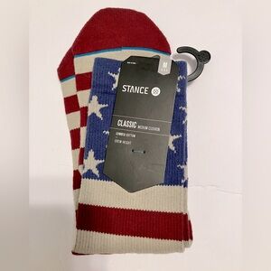 Stance The Fourth Cushioned Combed Cotton Womens M Socks fits Sz 6-8.5